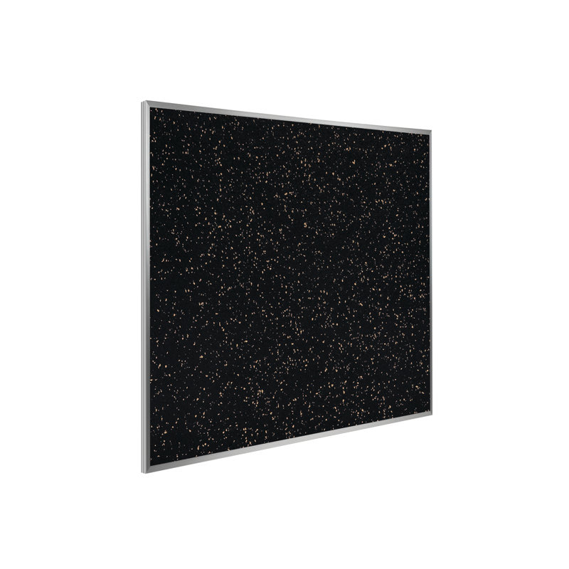 Babillard en caoutchouc recyclé mural, Confetti, H 48,5 po x l 72,5 po x P 0,58 po