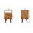Cashala 12'' W Solid Wood Nightstand