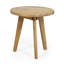 Table de bout moderne moderne en bois et métal pour le salon | Idée de cadeau