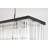 Modern 18 Light Crystal Rectangular Chandelier-2105652293