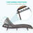 Lovingston Outdoor Single chaise with Cushions