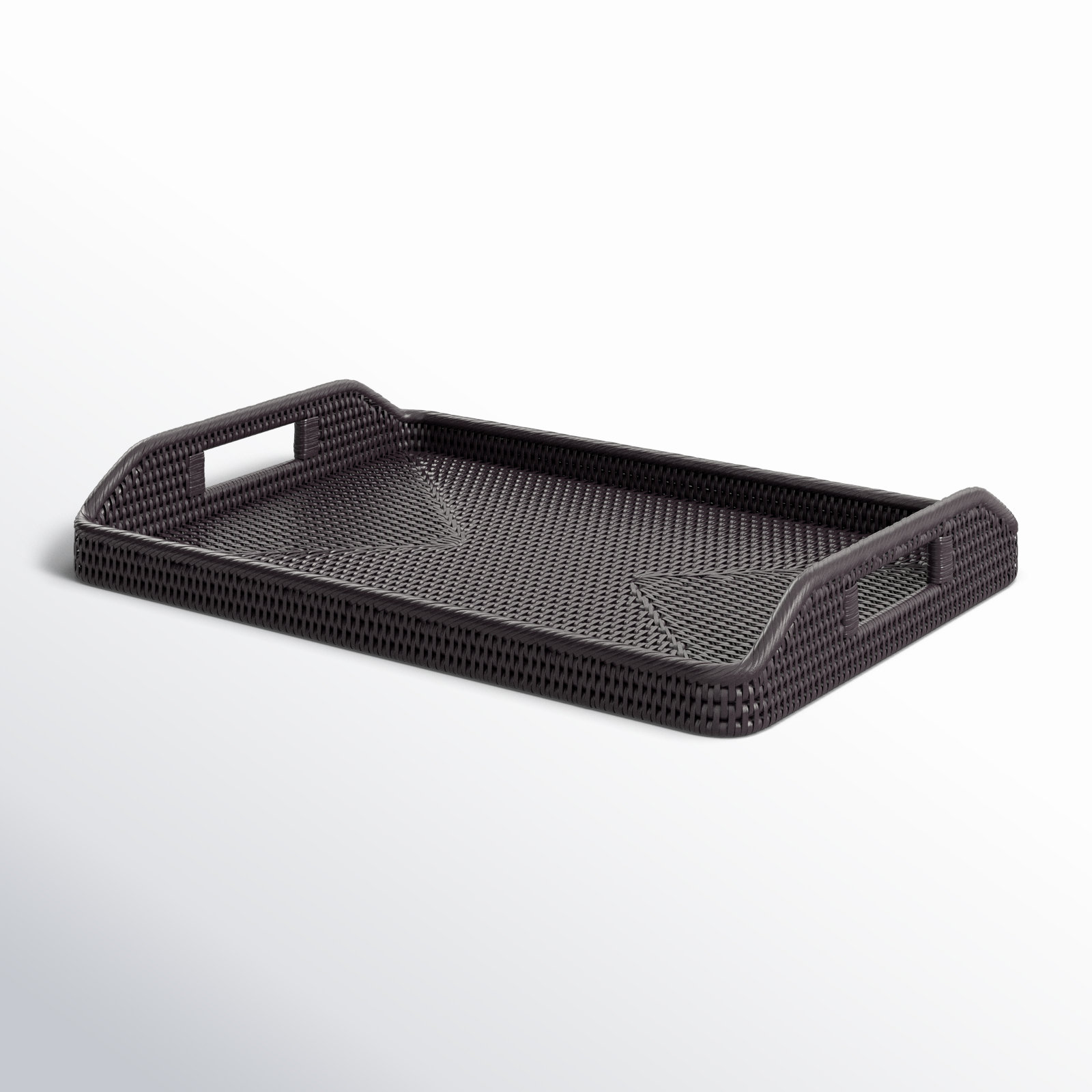 Ilonka Decorative Tray, Honey Brown, 2" H x 28" W x 18"D