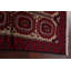 Tapis de zone en laine rouge 3 pi 6 po x 6 pi 1 po one-of-kind à la main-noué la new age balouch Amasa