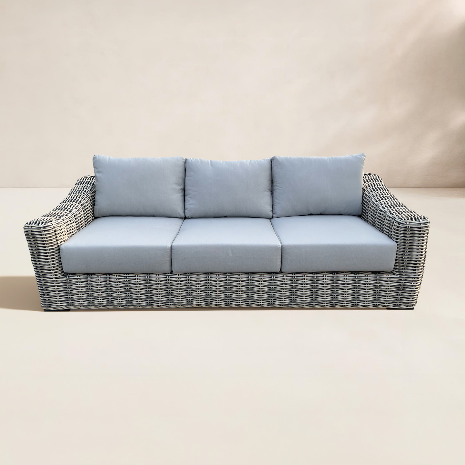 Sommer 91" Patio Sofa, Light Gray