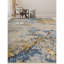 Himalayan Viscose Abstract Indoor Rug-68473255