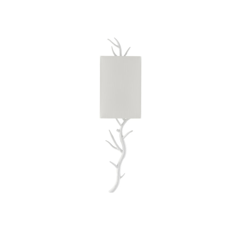 Plafonnier encastré blanc Gesso à 1 lumière à intensité variable Baneberry