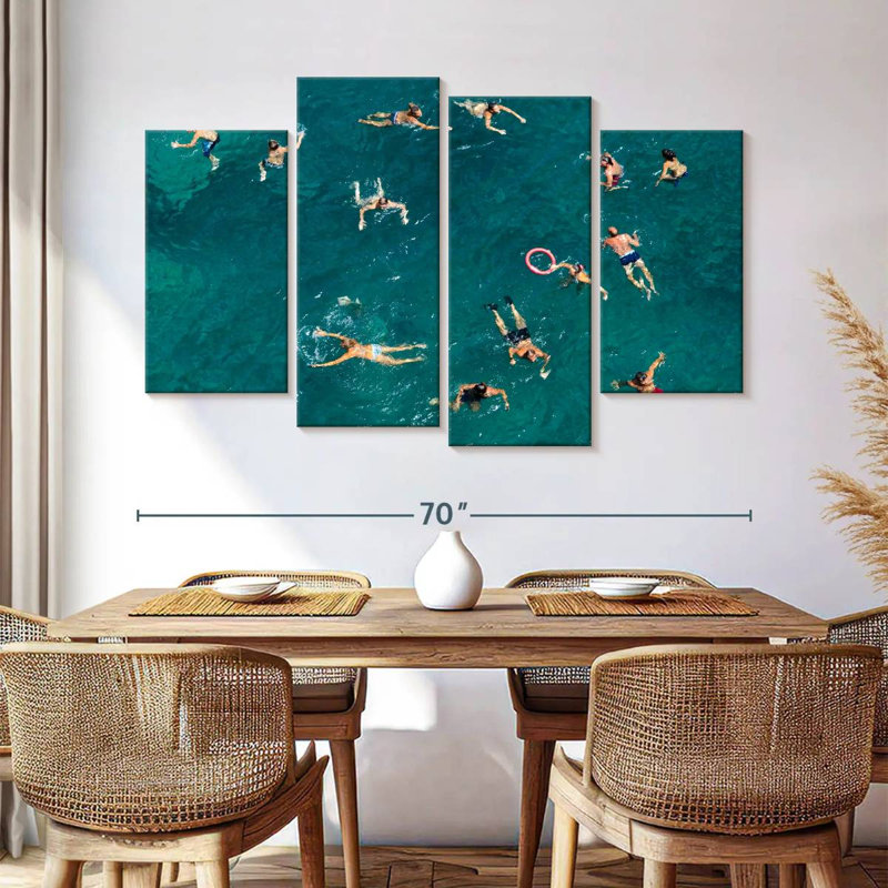 Blue water swim Sireci, H 42 po x l 68 po