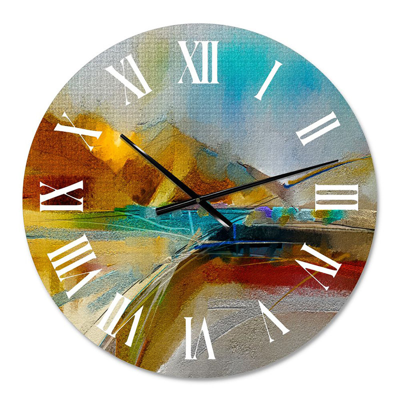 Horloge murale moderne impressionniste, Petit