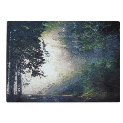 Glass Forest Light Chopping Board