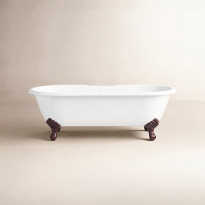 Kristin 68" Soaking Cast Iron Bathtub