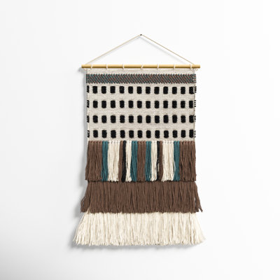 Maride Blended Fabric Wall Hanging with Rod