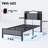 Upholstered Bed Frame With Led Lights & Charging Station-1676284723