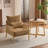Masson Chenille Accent Chair Armchair With Pillow-1345830616
