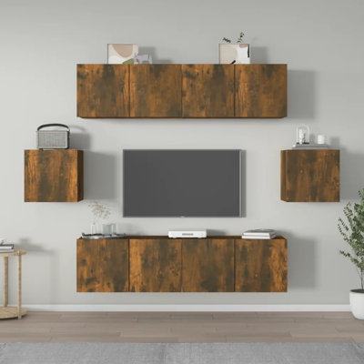 Unfinished Floating Entertainment Centre for TVs up to 24"