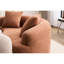 Canapé modulaire en chenille incurvé Ly - 042 S, beige, double profondeur 21,3 po et 26,8 po, sans assemblage, compact pour les petits espaces, capacité de 400 lb, L 66,9 po, avec coussins décoratifs, mousse à haute résilience, assise souple moyenne,-1508572816