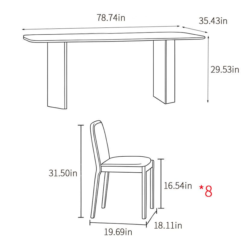 French cream style simple dining table sets