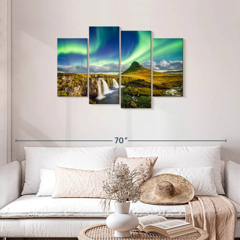 Alvord Kirkjufell paysage aurore, H 27 po x l 43 po