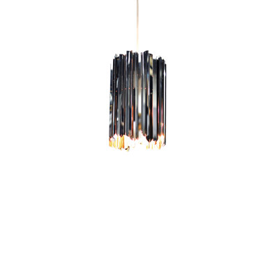 Luminaire suspendu cylindrique à 1 lumière/unique Facet