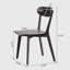 Chaise d'appoint en bois massif J Advyga-145996462