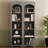 Free Standing 5 Tier Bookshelves, Bookcases Set Of 2, Farmhouse Two-Tone Storage Cabinet With Adjustable Shelves, Modern 72"H Kitchen Pantry Cabinet For Living Room, Home Office-153648656