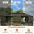 24 ft. W x 12 ft. D Outdoor Hardtop Sunroom Gazebo – Fully Enclosed Aluminum Solarium with Sliding Doors, Slideable PE Screen Windows,  All-Season Pergola with Galvanized Steel Double Roof for Patio, Deck & Hot Tub
