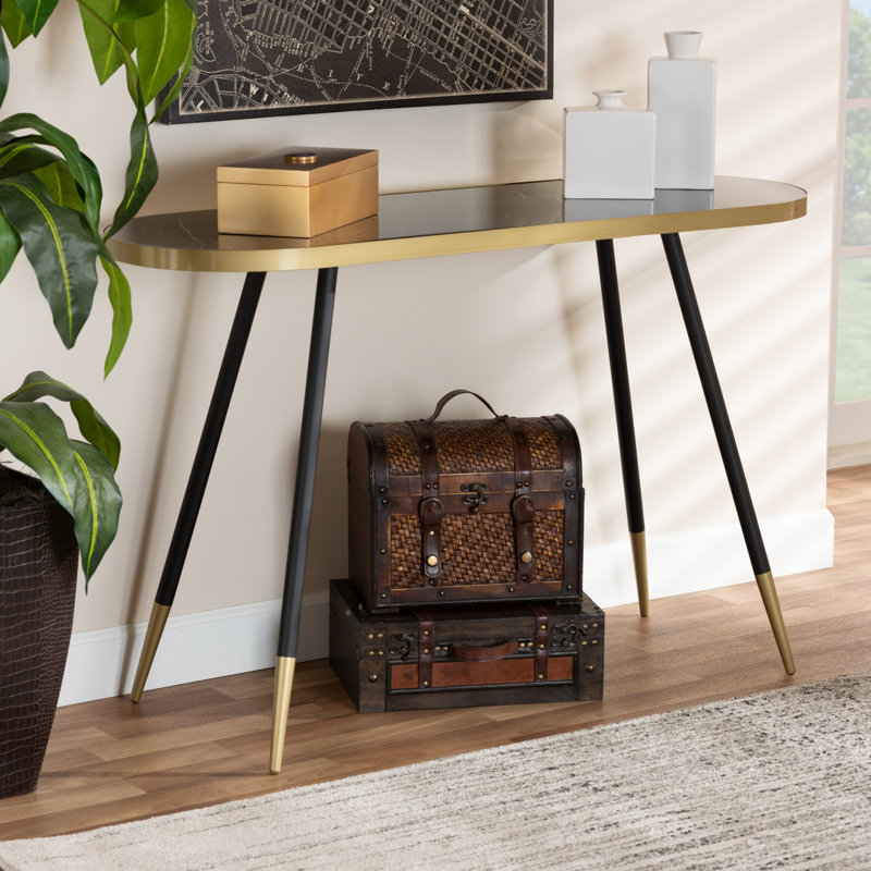 119cm Console Table, Black