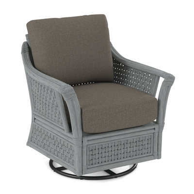 Boca Upholstered Swivel Armchair