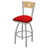 Canter Red Vinyl / Anodized Nickel Frame