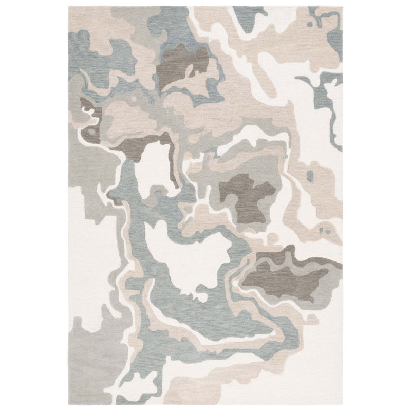 Tapis rectangulaire en laine Sancia, Rectangle 6 pi x 9 pi