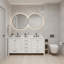 Meuble-lavabo 72 po, meuble-lavabo de salle de bain 72 po, comptoir autoportant avec 2 lavabos-808017472