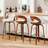 29.2'' Swivel Solid Wood Bar Stools Set Of 2-1636812180-1636812185