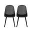 Sélection de chaises d'extérieur - Posey en noir avec structure stable et couleur tendance en polypropylène chic
