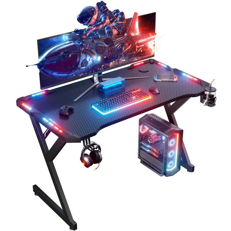 Steel Computer Desk, 74cm H x 100cm W x 60cm D