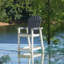 Tabouret de bar extérieur en PEHD Adirondack