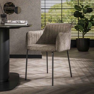 Omni 48cm H Polyester Upholstered Metal Armchair