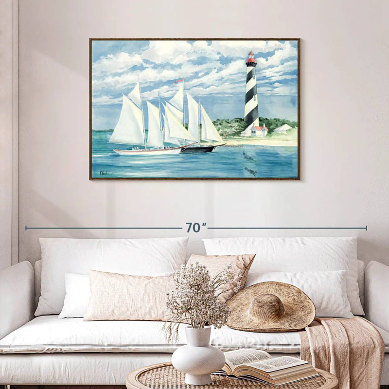Passer la lumière, Cadre flottant noyer, 43 po x 29 po