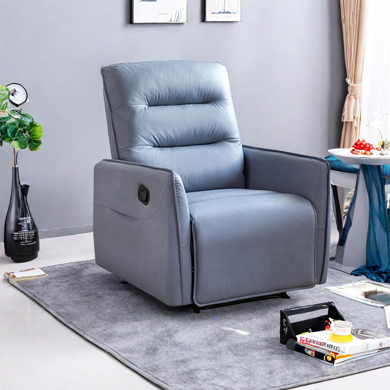 Fauteuil inclinable Scornik, Mélange de polyester bleu