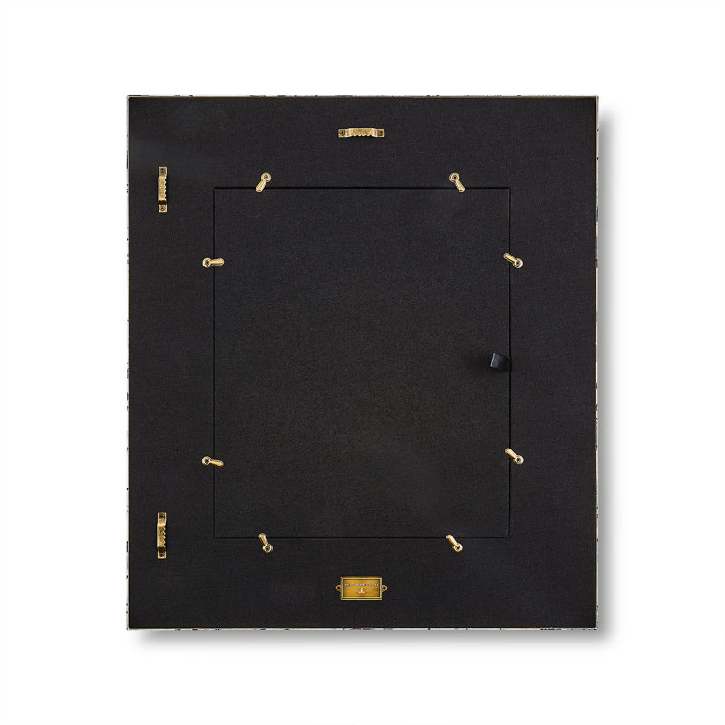 Sterling Check Enamel Wall Mirror