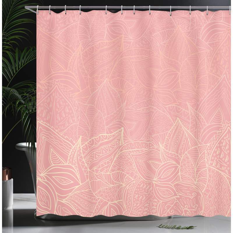 Shower Curtain Set + Hooks, 84" H x 69" W