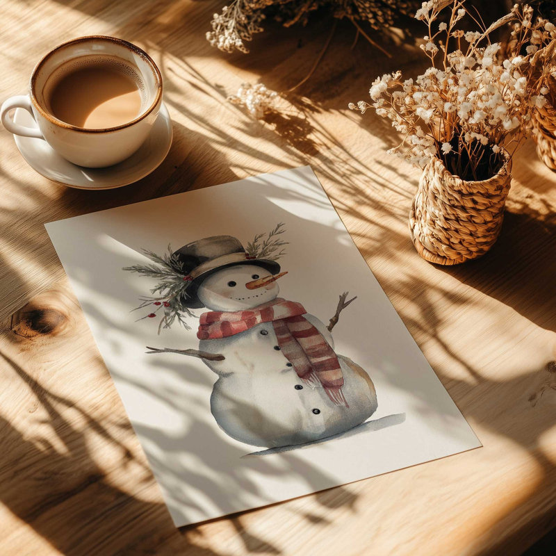 «Jolly & Bright», reproduction d'art, 24 po x 36 po, Sans cadre