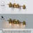 Izella 3 - Light Dimmable Modern Brass Vanity Light