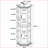 Curio Cabinets | Lighted with Adjustable Tempered Glass Shelves, Mirrored Back, Walnut Brown Finish | Traditional | Corner-1931769628