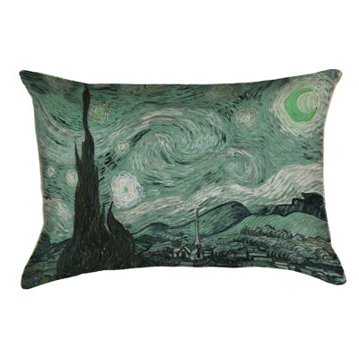 Coussin lombaire rectangulaire starry night Vincent Van Gogh