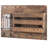 Wall Mail Organizer with Key Hooks and Vase