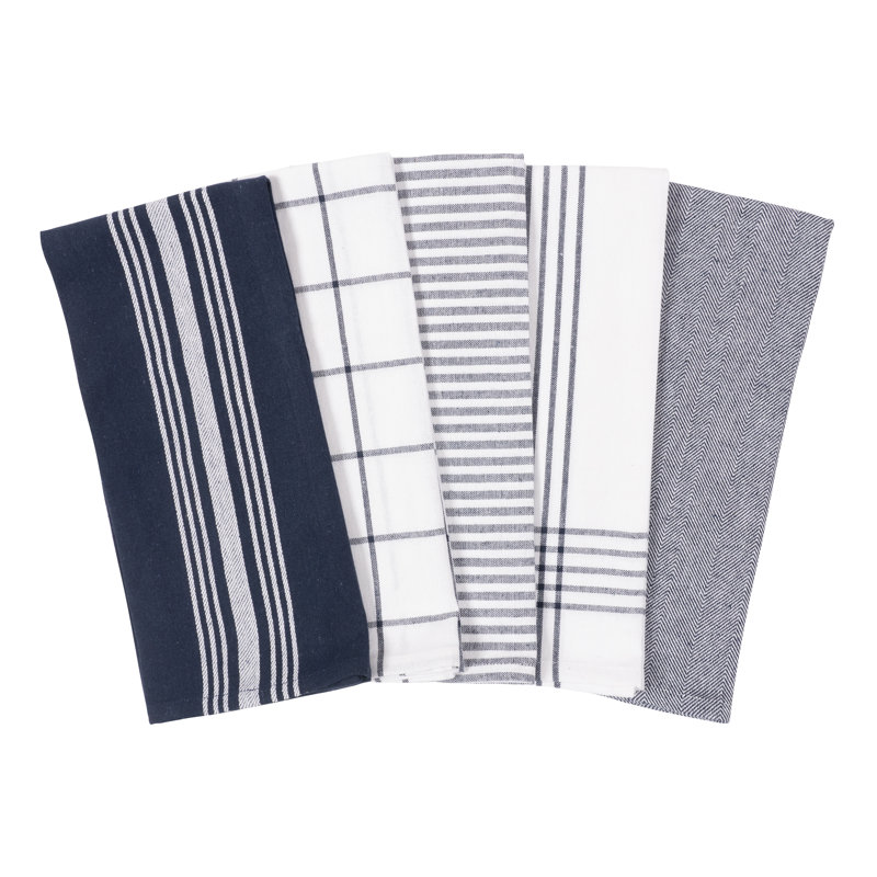 Ensemble de linge de cuisine assorti, Bleu marine