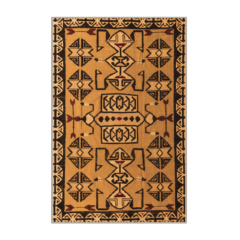 Abstract Indoor Rug, Rectangle 7' x 9'