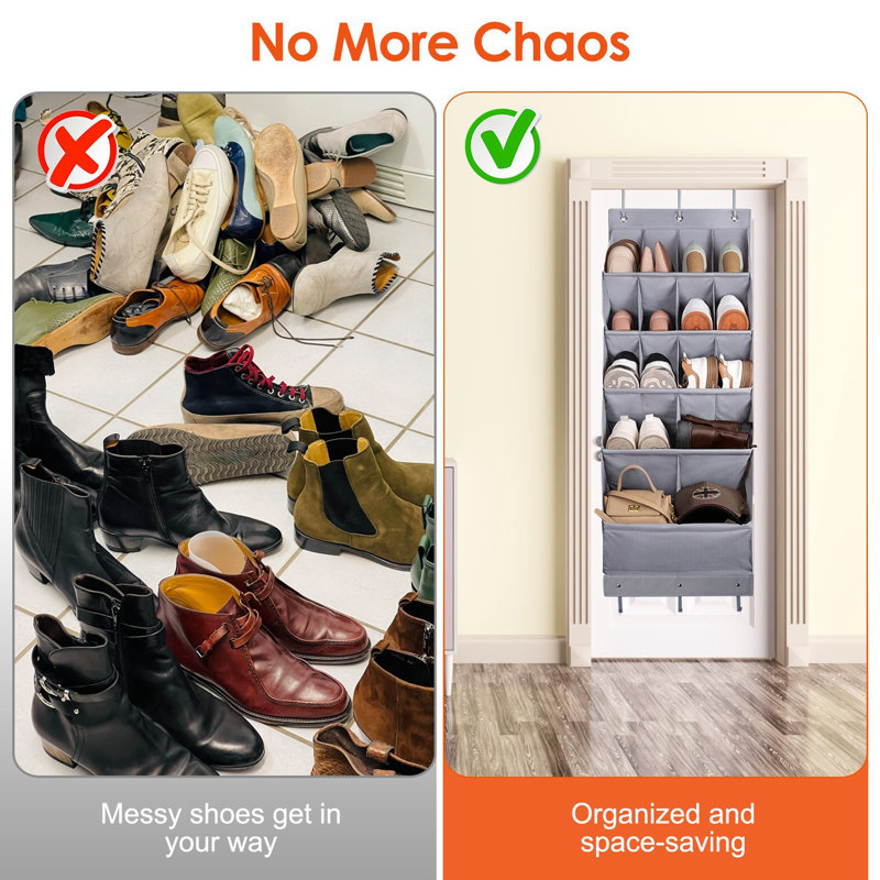 16 Pair Shoe Rack
