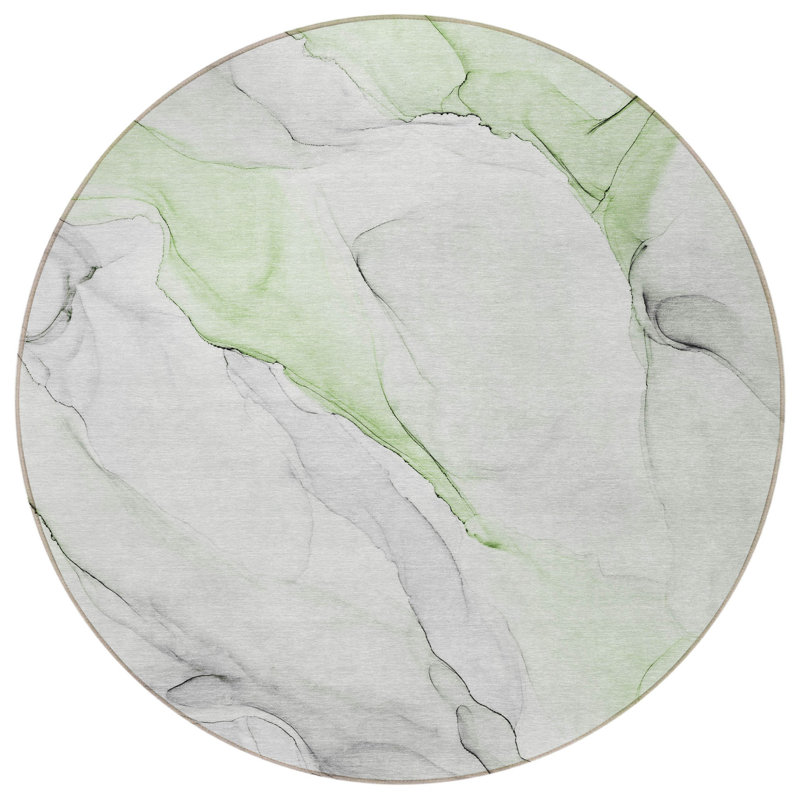 Tapis extérieur rond rond 8 po