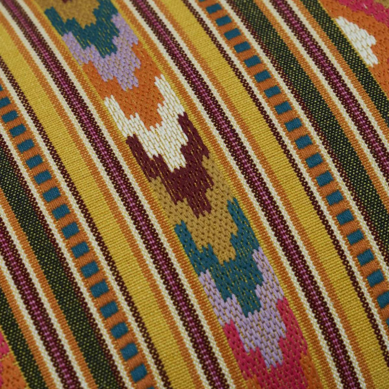 Zarzuela Embroidery Pillow, Saffron