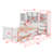Cattrall Twin Size Wood Platformbed with Vertical All-in-One Cabinet and 4 Drawers-1147439694